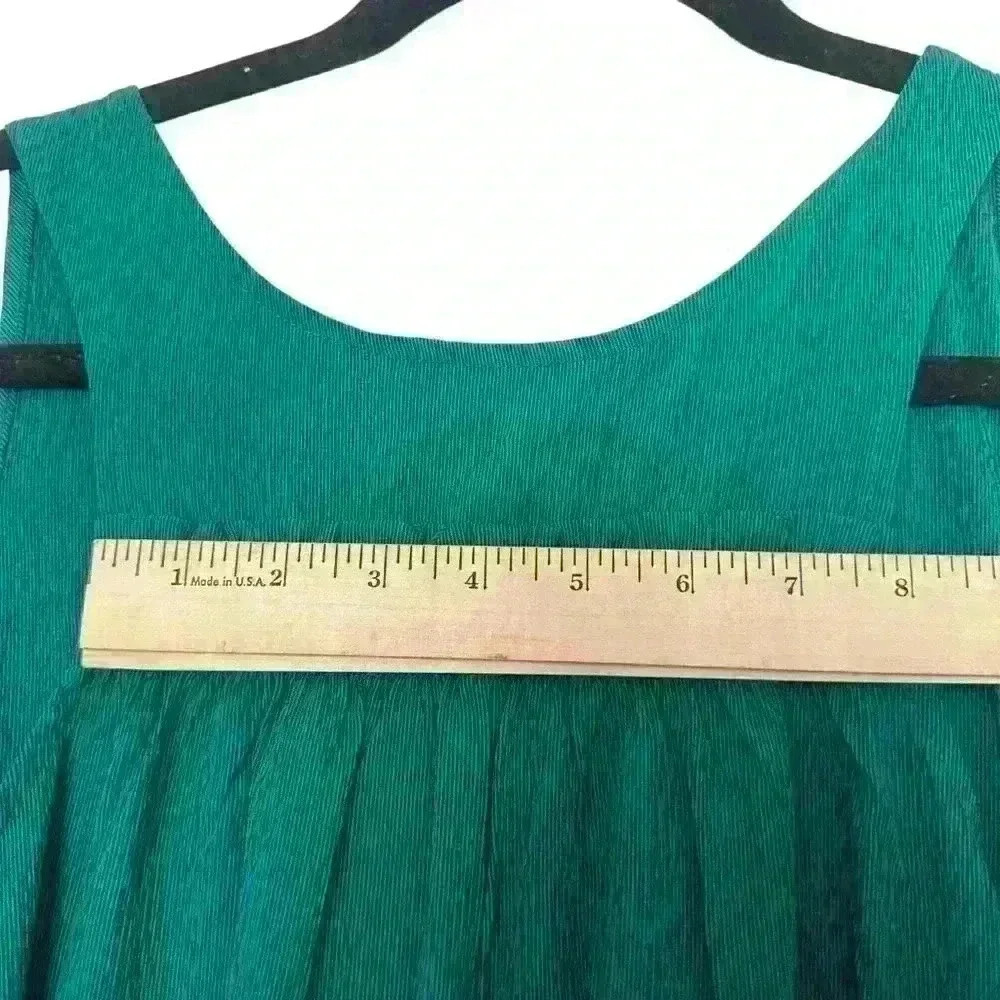 Athleta Summer Dress Womens Green Maxi Echo Drawstring Pocket Sleeveless NWOT SM - Picture 7 of 10